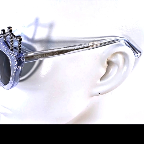SAINT LAURENT SL122F Stud Cat Eye Tiara Sunglasses - Picture 4 of 5